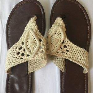 crochet sandals